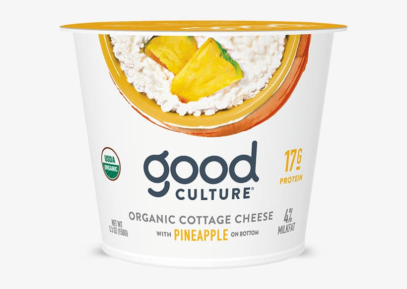 Pineapple - Good Culture Cottage Cheese, transparent png download