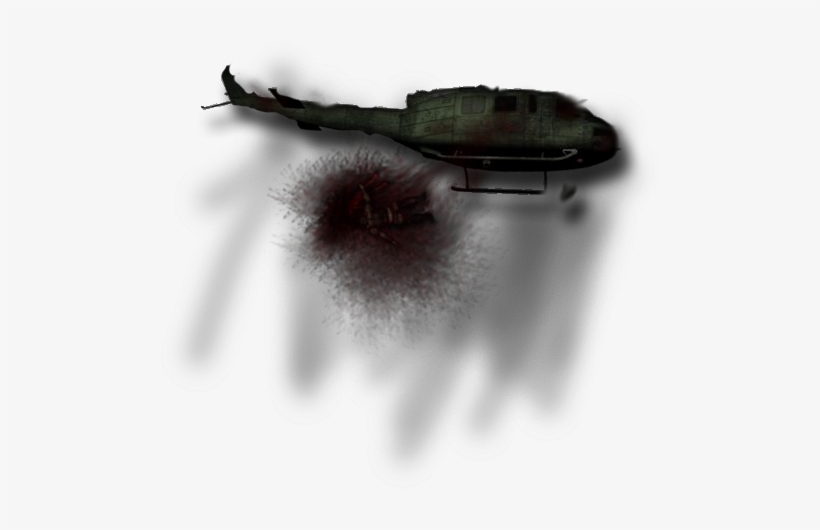 Helicopter - Dead Frontier Helicopter Crash Site, transparent png download