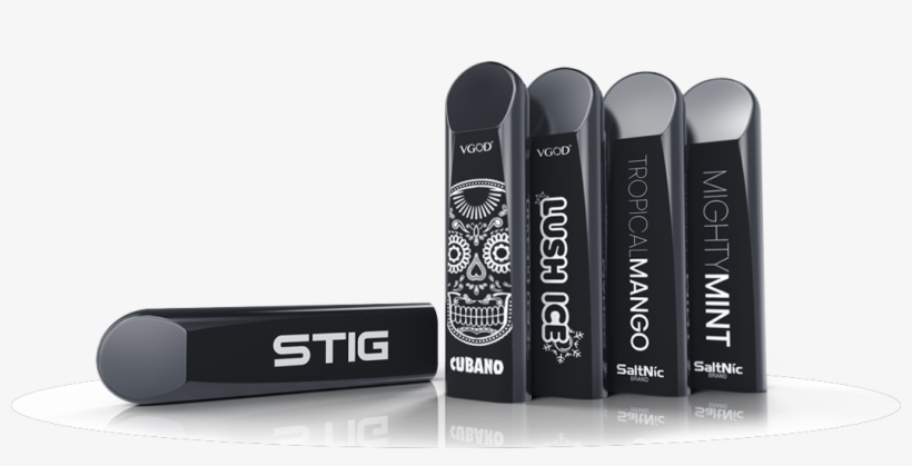 Disposable Portable Vape Pod System - Vgod Stig Lush Ice, transparent png download