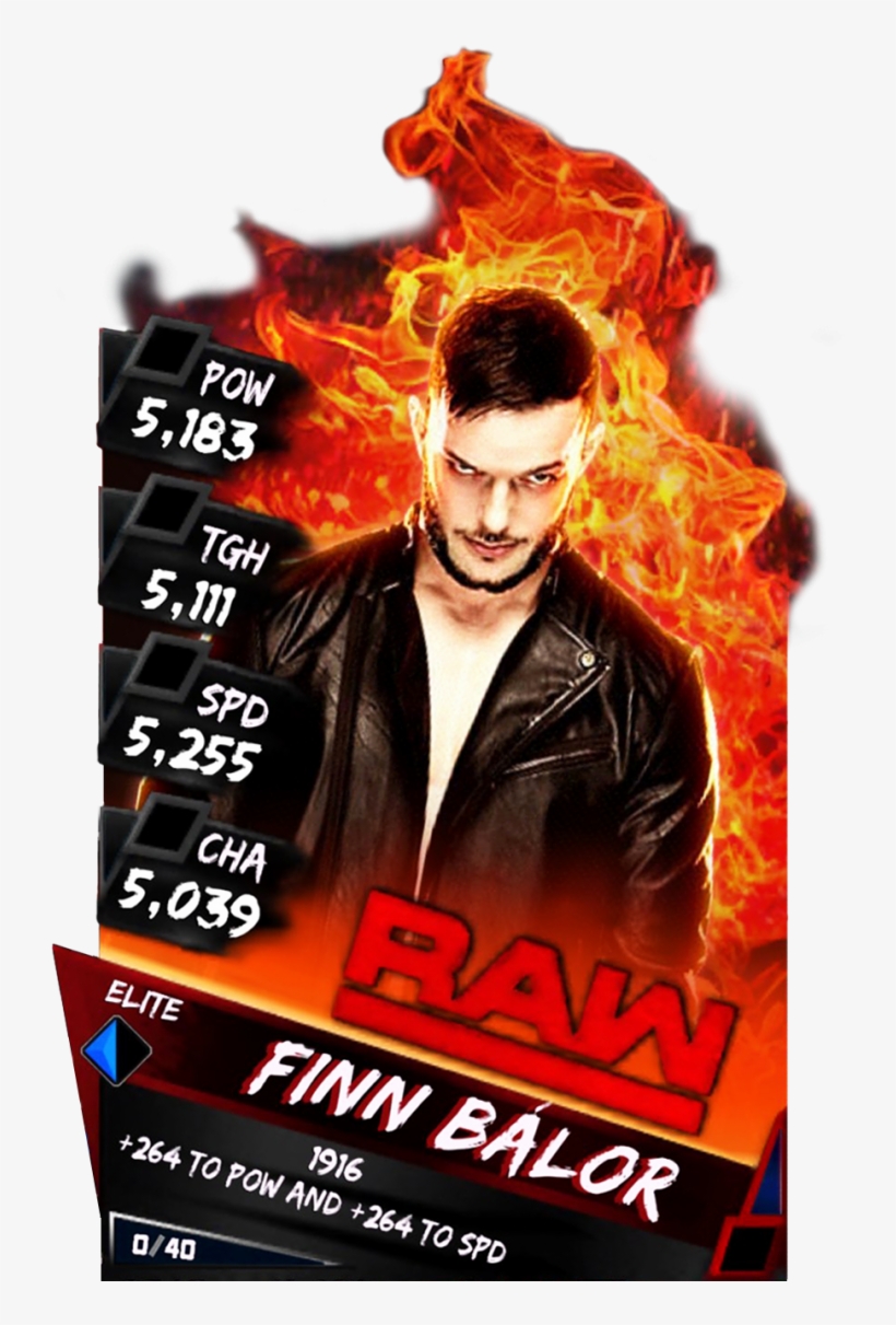 Supercard Finnbalor S3 Elite Raw 9605 - Wwe Supercard Sasha Banks, transparent png download