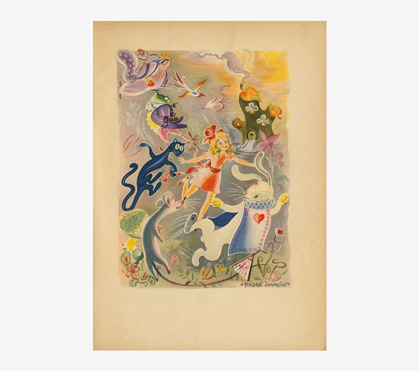 Jourcin - Vintage Alice In Wonderland, transparent png download