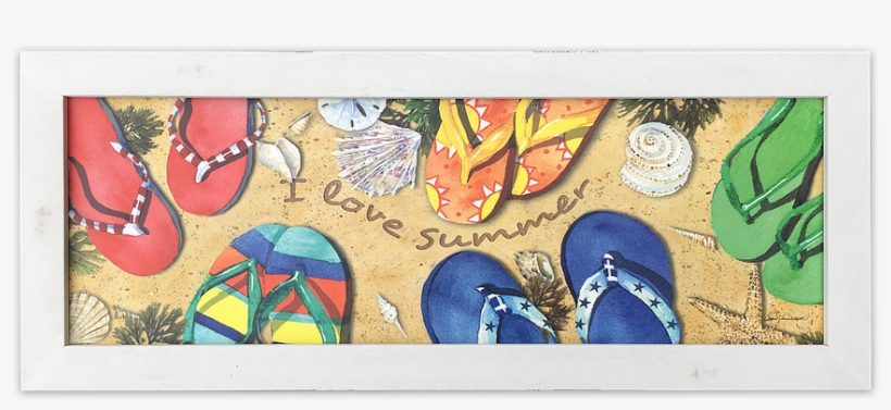 Chalkboard - Barb Tourtillotte - I Love Summer Canvas, transparent png download