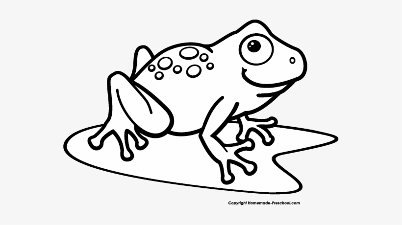 Image Freeuse Tree Frog Png Black And White Transparent - Clip Art Black And White Frog, transparent png download