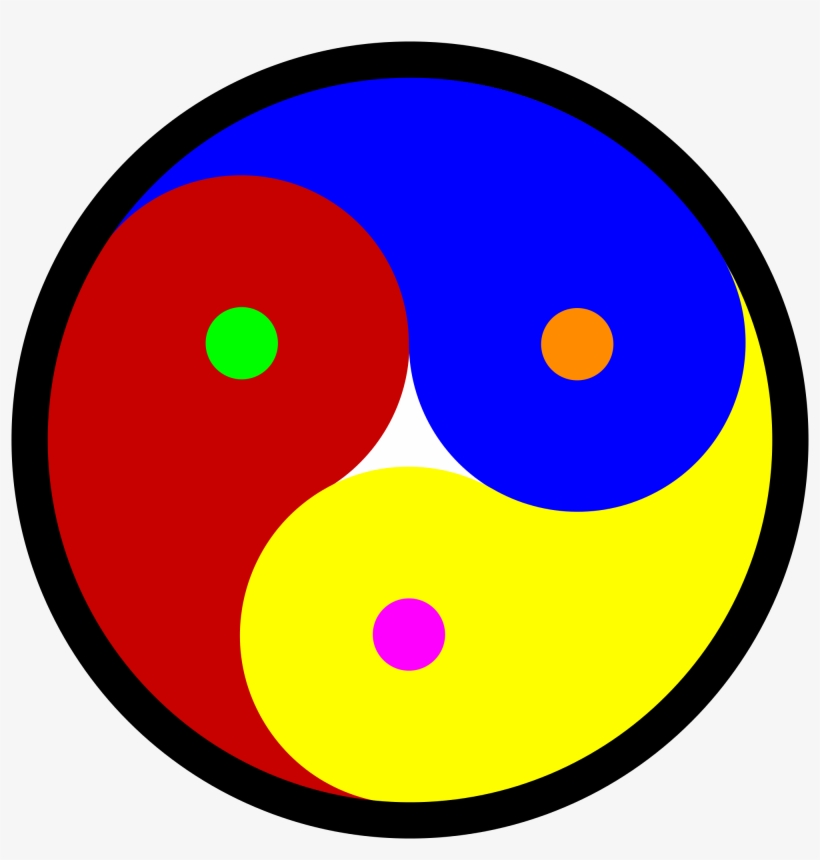 2000px Yin Yang Yuan Symbol - Buddhist Symbols Yin Yang, transparent png download