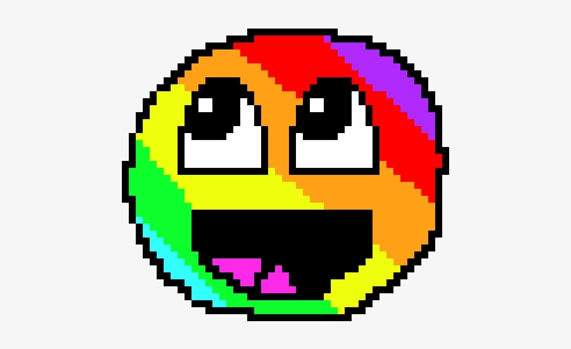 Rainbow Epic Face - Circle, transparent png download