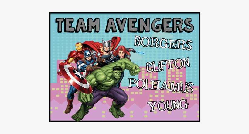Marvel Avengers 7th Birthday Card, transparent png download