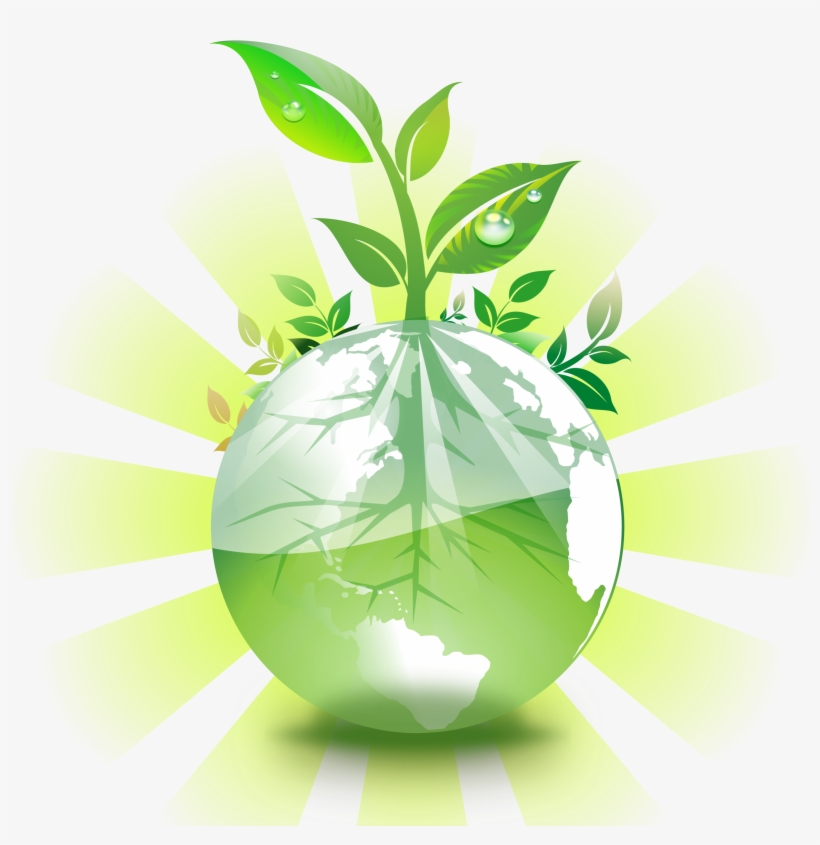Clipart Green Earth - Green Earth Png, transparent png download