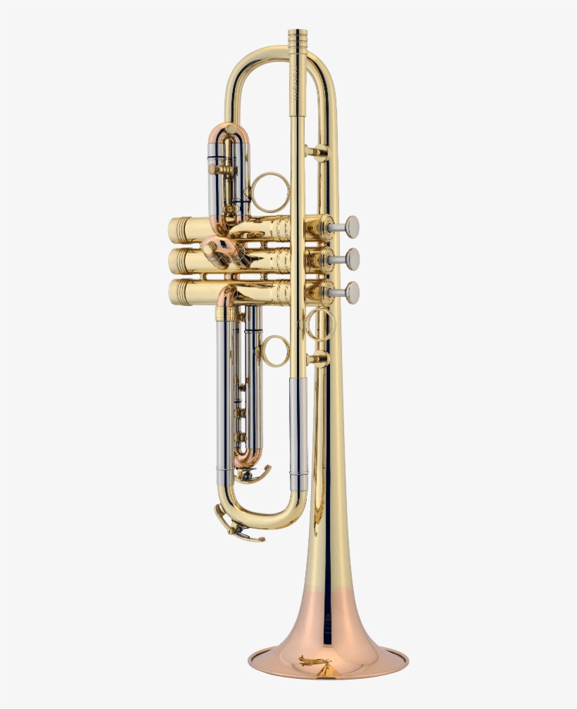 Signature Bb Trumpet Image - Bach Lt190l1b Stradivarius Commercial Series Bb Trumpet, transparent png download
