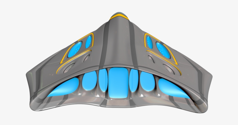 6 Sci Fi Simple Spaceship Royalty Free 3d Model - Sports Equipment, transparent png download