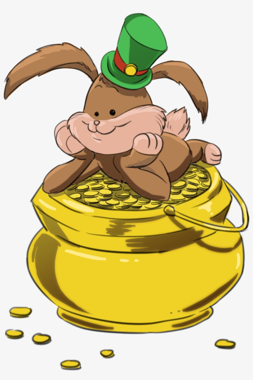 St Patrick's Day Stuffed Bunny Pot O Gold - The Simpsons: Tapped Out, transparent png download