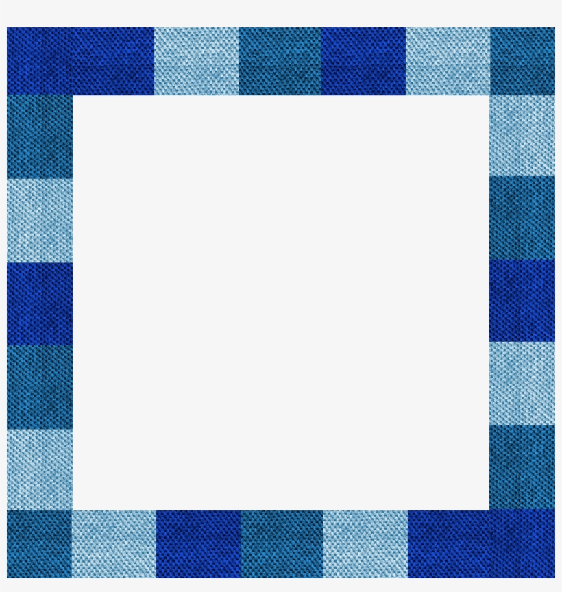 Fabric Denim Frame Border Shades 861771 - Frame Png For Boy, transparent png download
