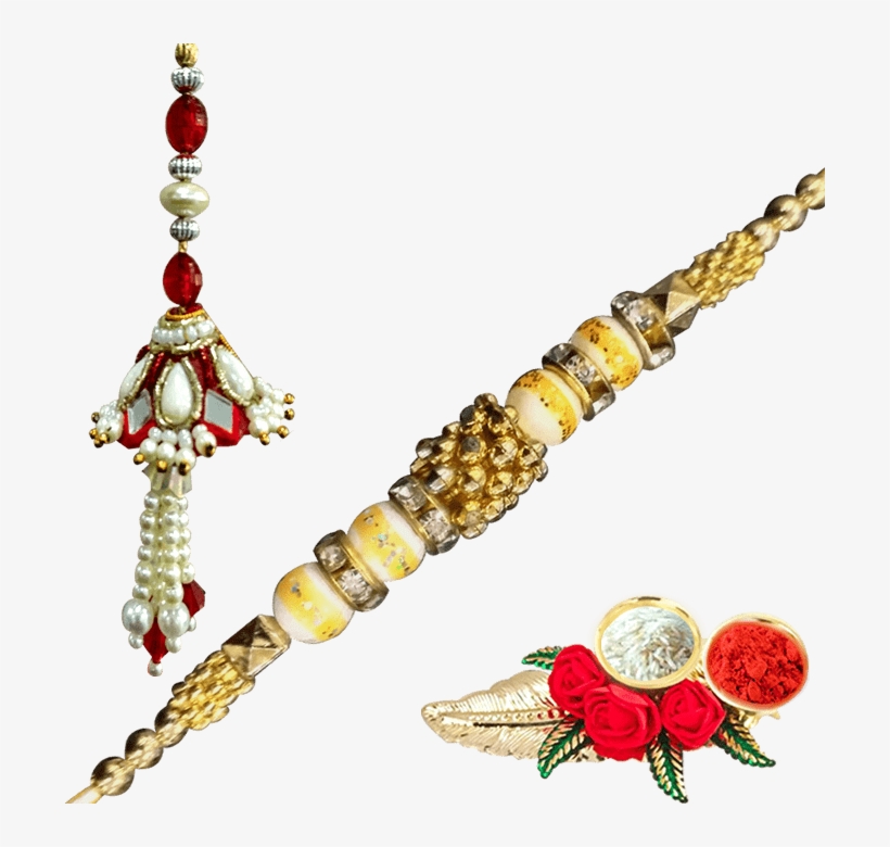 Handmade Designer Exclusive Bhaiya - Bhabhi Rakhadi Png, transparent png download