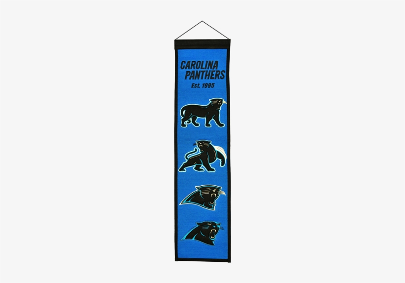 Carolina Panthers Heritage Banner, transparent png download