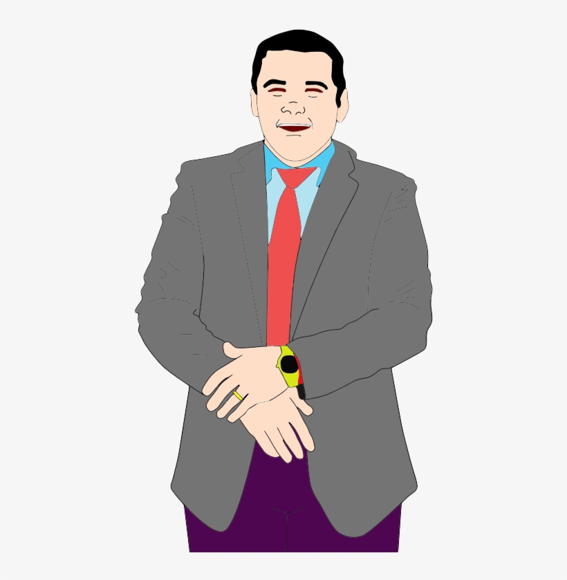 Businessman Clipart Happy - Free Man Illustration, transparent png download