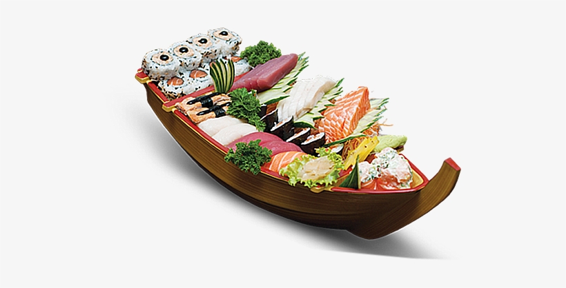 Barco Sushi Png - Barca De Sushi Png, transparent png download