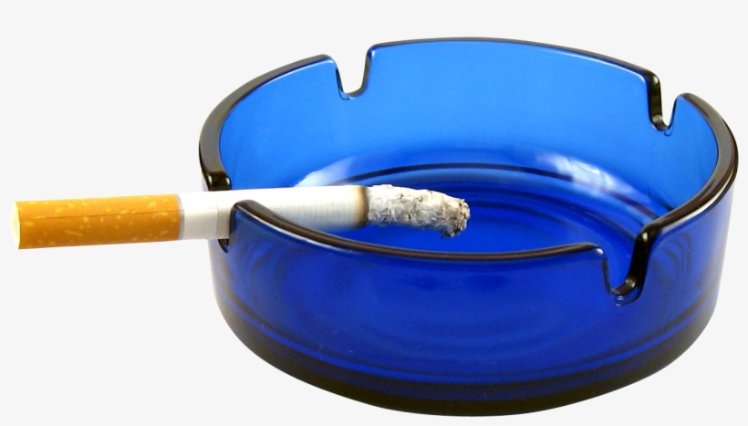 Cigarette Smoking Ashtray Png Transparent Image - Cigarette In Ashtray Png, transparent png download