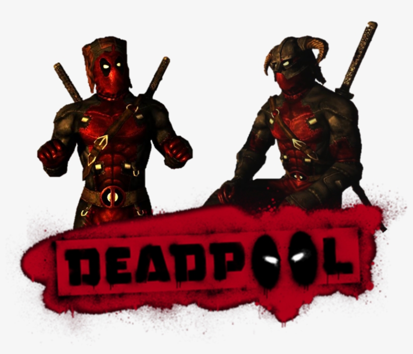 This Mod Adds A Unique Set Of Armour To Skyrim, Based - Transparent Background Deadpool Logo, transparent png download