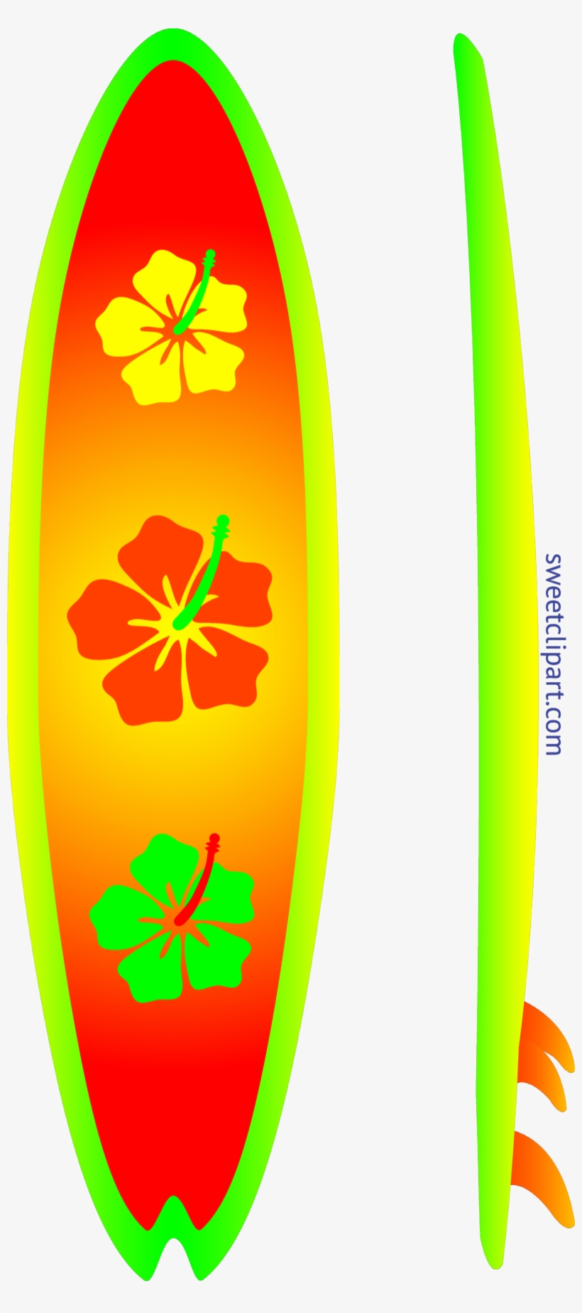 Surfboards Clip Art Sweet - Surfboard Clipart Free, transparent png download