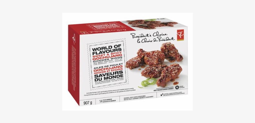 Pc® Wof Sweet & Spicy Gochujang Chicken Wings - Ailes De Poulet Choix Du Président, transparent png download
