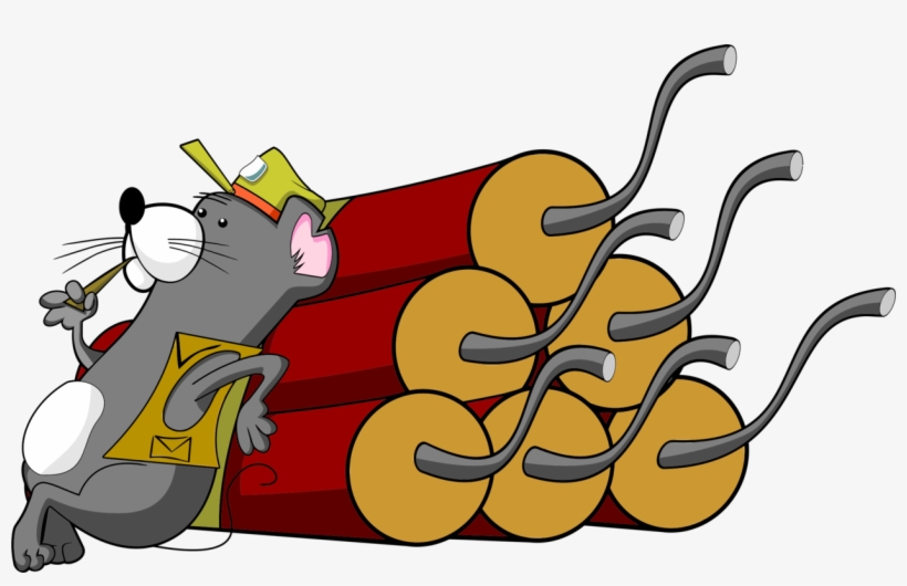 Explosion Bomb Detonation Fuse Fuze - Clipart En Noir Et Blanc Gratuit, transparent png download