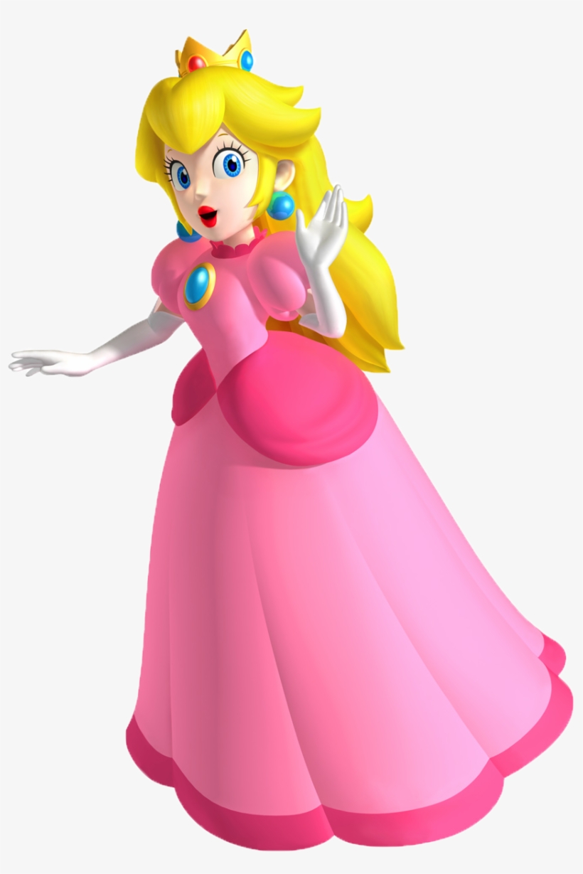 Princess Peach Red Lipstick - Princess Peach Room Decor Decal - Removable, transparent png download