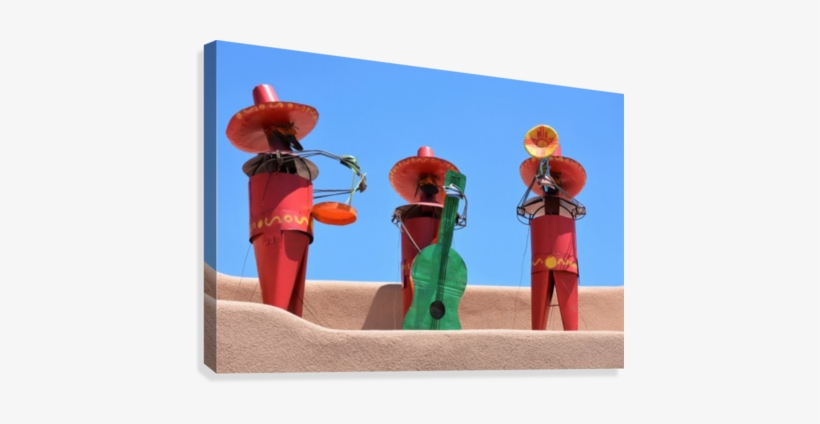Mariachi Band Metal Sculpture Photograph Canvas Print - Figurine, transparent png download