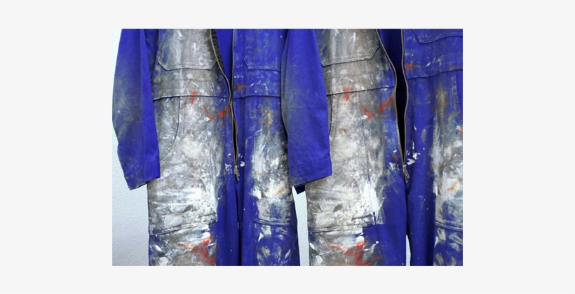 2009 / Oil, Acrylic Paint On Overalls, Clothes-stand - .com, transparent png download