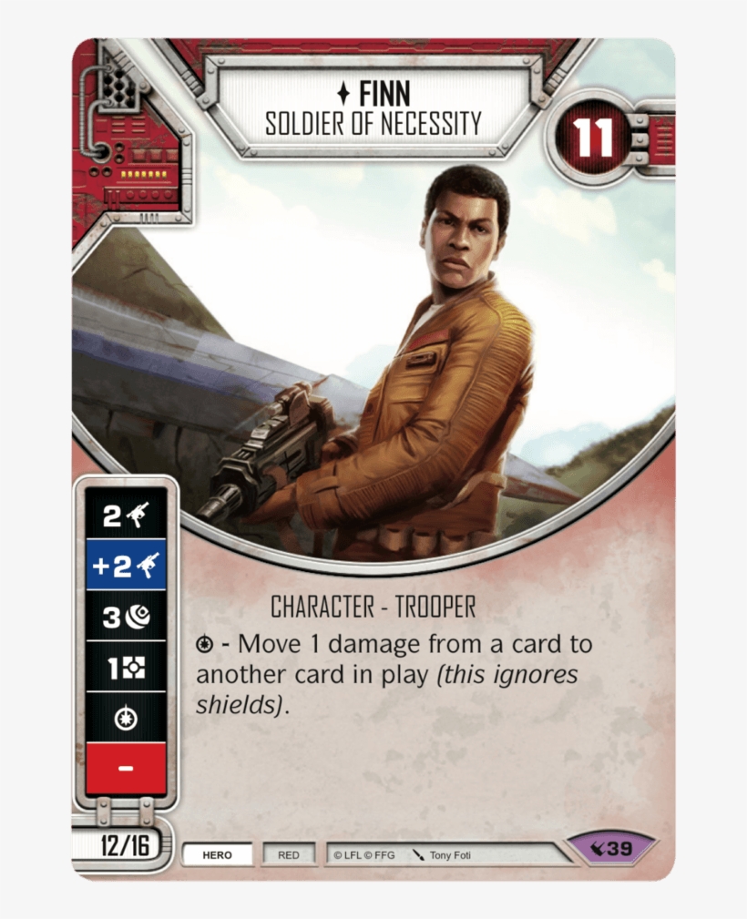 Destiny Singles - Star Wars Destiny Finn, transparent png download