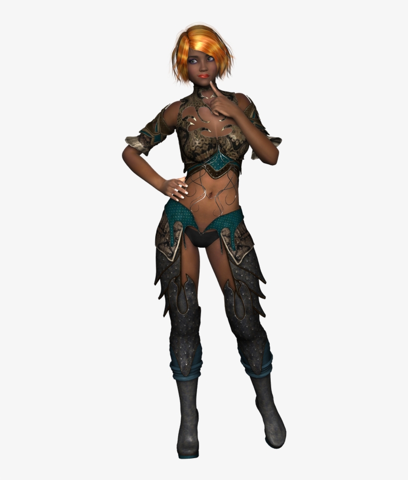 Quinty Sorceress Full - Woman Warrior, transparent png download