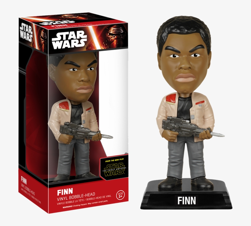 Star Wars The Force Awakens - Star Wars Finn Bobblehead, transparent png download