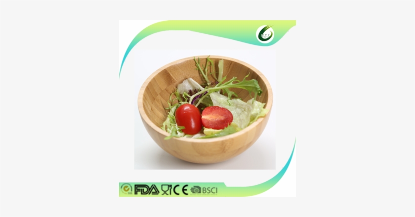 2016 New Organic Bamboo Salad Bowl - Fda, transparent png download