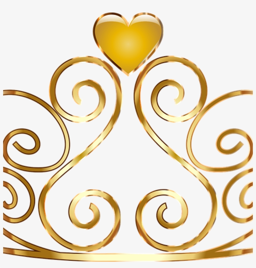 Princess Crown Png Tree Clipart Hatenylo - Gold Tiara Clip Art, transparent png download