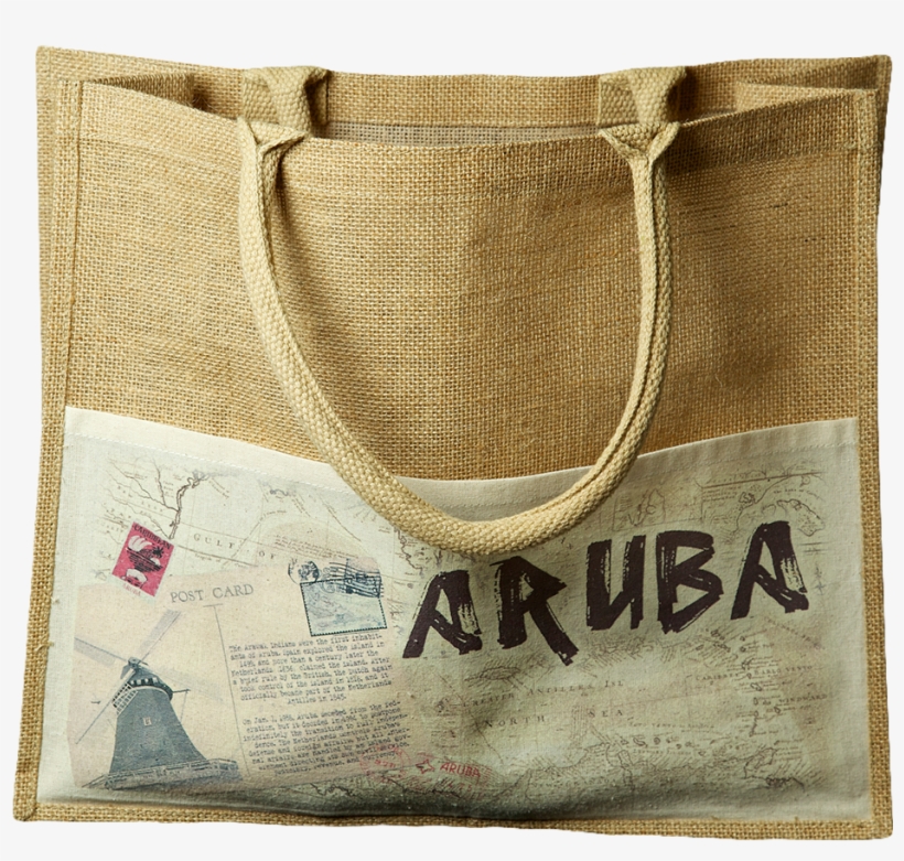 Hjuba 141 Jute Tote Bag - Jute, transparent png download