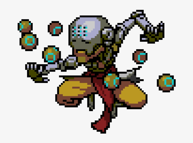 Overwatch Zenyatta Pixel Spray, transparent png download
