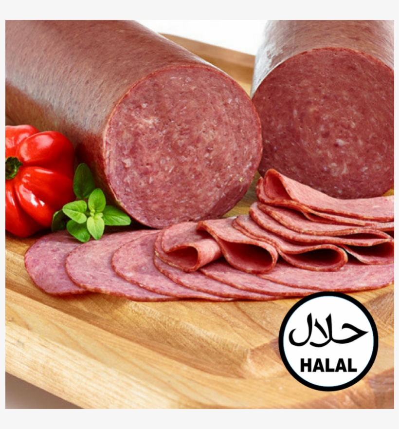 Beef Salami Smoked 700gm - Salami Halal, transparent png download