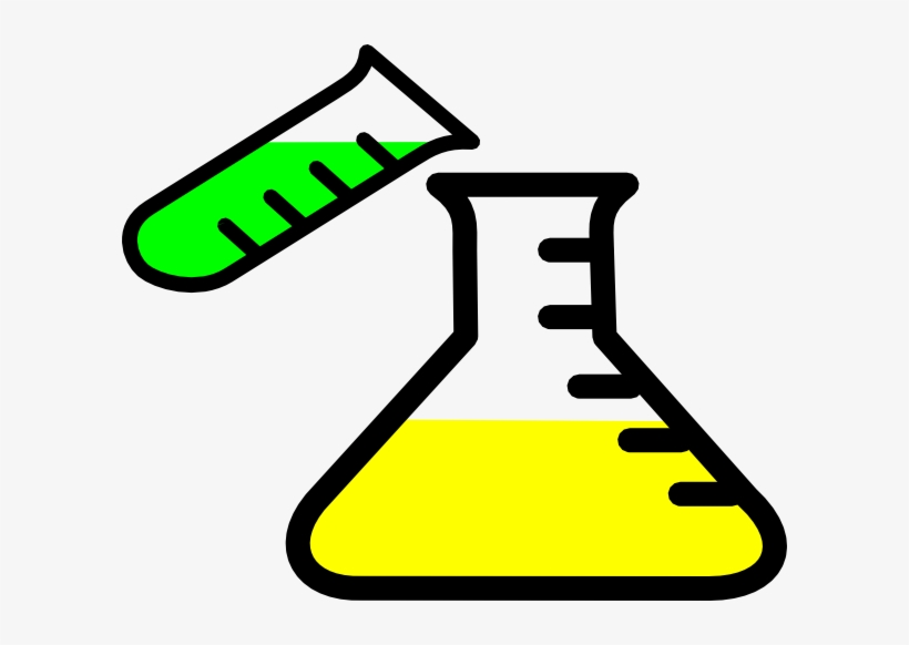Scientist Clipart Small - Beakers And Test Tubes Clipart, transparent png download