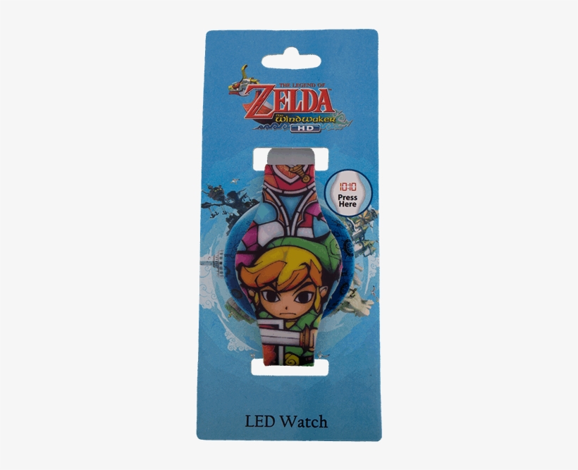 Legend Of Zelda Stained Glass Print Led Watch, transparent png download