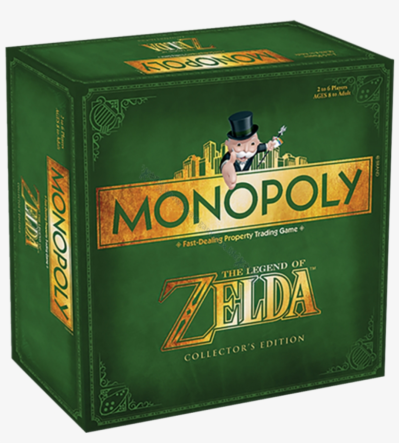 Monopoly *the Legend Of Zelda Collector's Edition* - Monopoly The Legend Of Zelda Collectors Edition Board, transparent png download