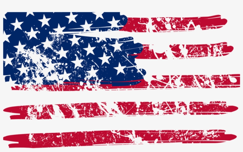 4013-vf Vintage American Flag Cap Sleeve Yoga Top - American Flag Background, transparent png download