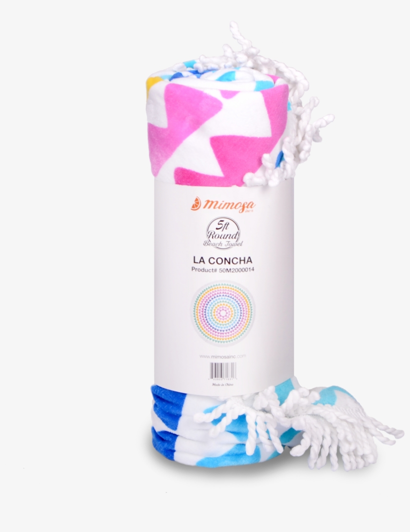 La Concha Round Beach Towel By Mimosa Inc - Beach, transparent png download