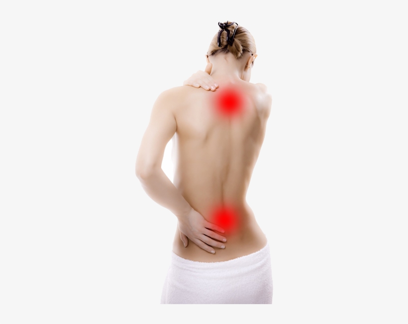 Pain In Women Png Picture - Back Pain Female Png, transparent png download