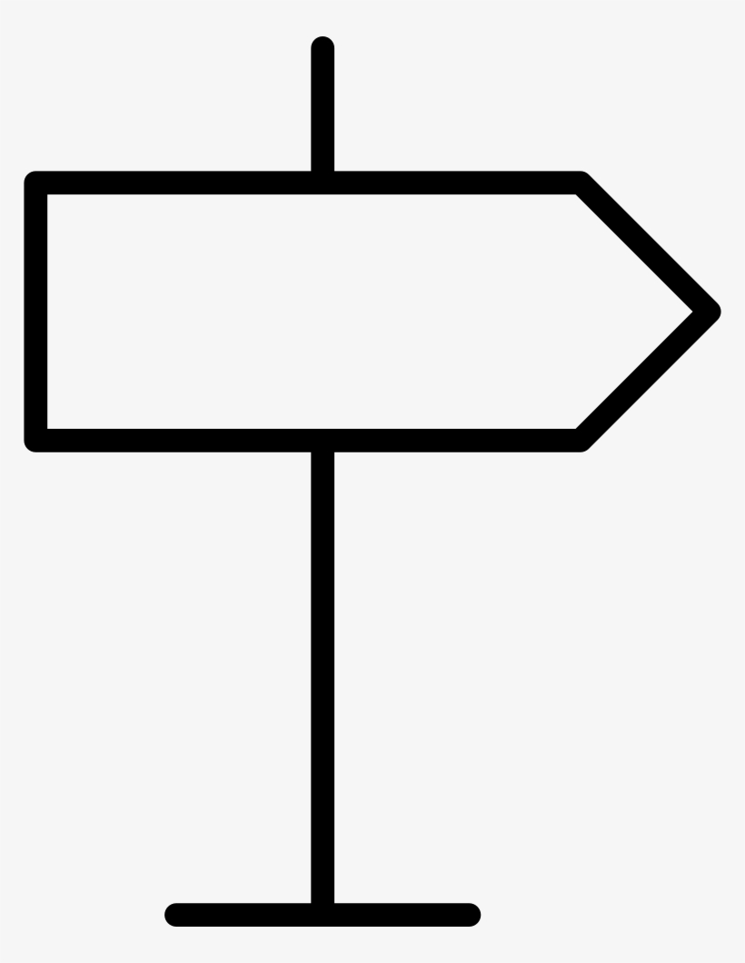 Rightwards Pole Sign, transparent png download