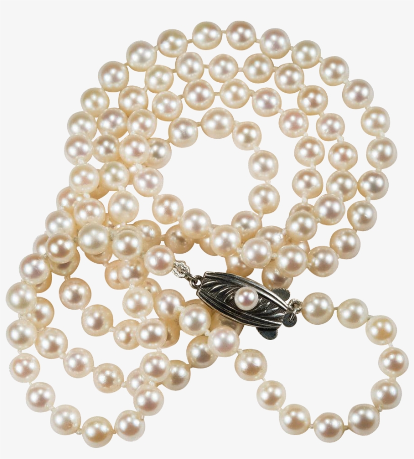 Classic Mikimoto Pearl Strand Necklace ~ These Luxurious - Pearl, transparent png download