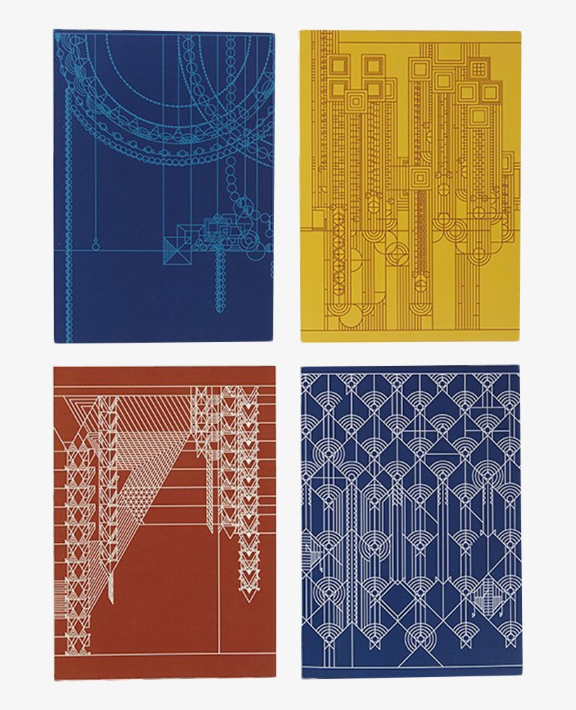 Flw Liberty Luxe Notecard - Frank Lloyd Wright Liberty Patterns Luxe Notecard Set, transparent png download
