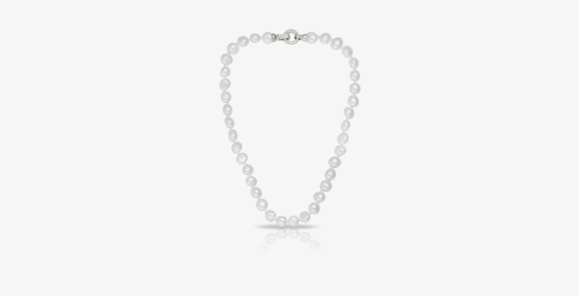 Freshwater Pearl Strand Set In Sterling Silver - Cultured Freshwater Pearls, transparent png download