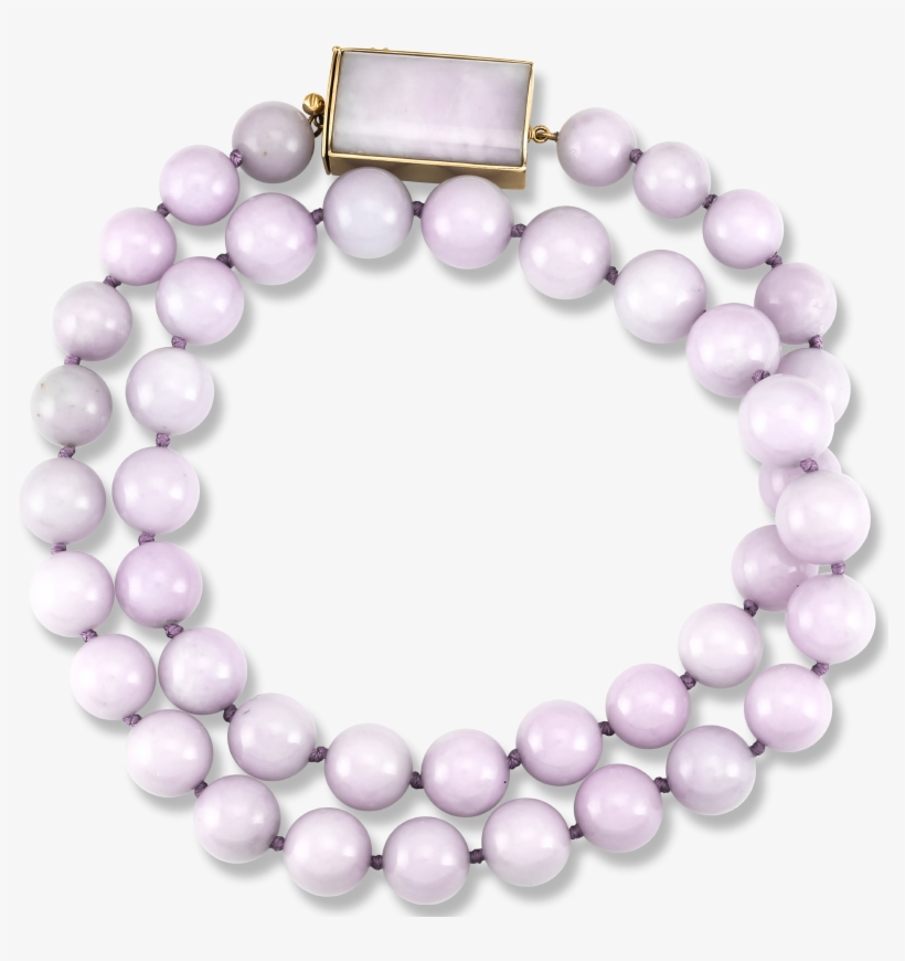 Fine Lavender Jadeite Jade Bead Strand From The Mason-kay - Jade, transparent png download