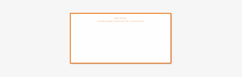 Bordered Dl Correspondence Cards - Display Device, transparent png download