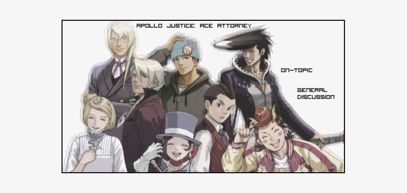 Hi Everyone I Thought An On-topic Discussion Thread - Apollo Justice, transparent png download