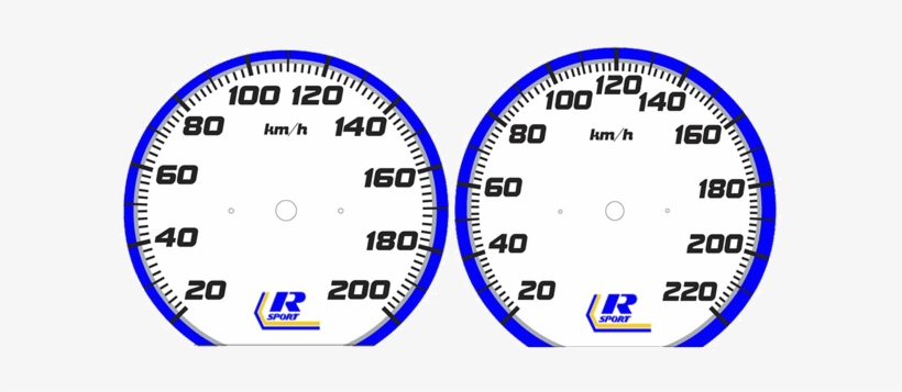 Speedo Faces Are Also Available With 200 Or 220 Km/h - Speedometer ...