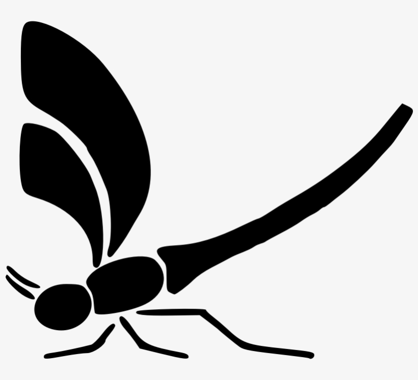 Clipart - Dragonfly - Clip Art Black And White Dragonflies, transparent png download